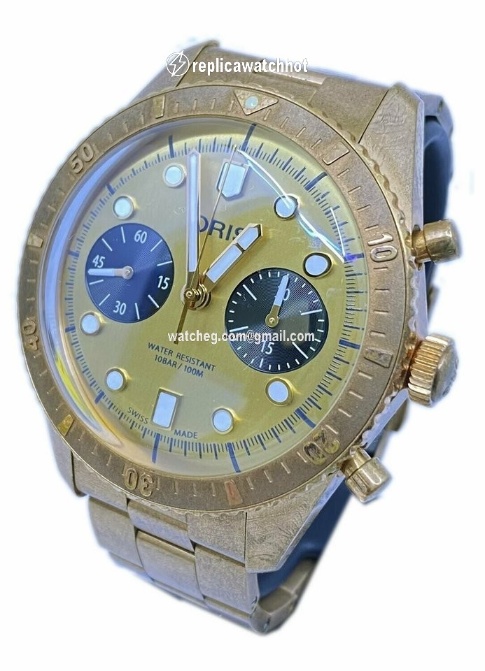 Oris Divers Mens watch Unisex Automatic Bronze 01 771 7744 3182 2