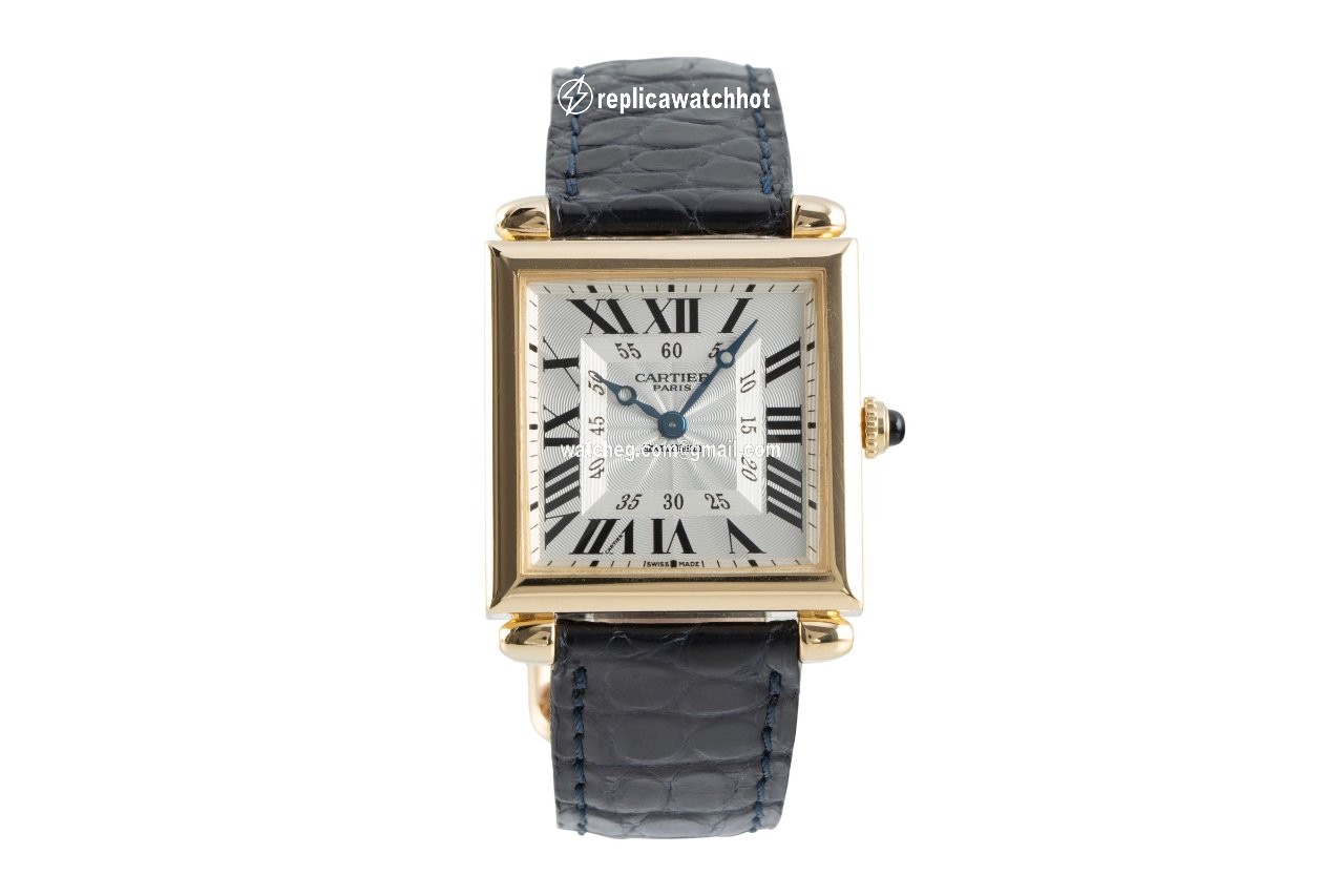 Cartier Tank Mens watch Unisex Manual winding Yellow gold 2380 2