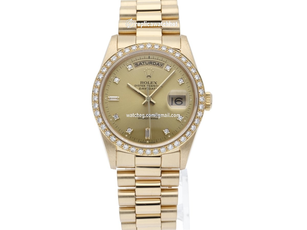 Rolex Day-Date 36 Mens watch Unisex Yellow gold Automatic 18348A 2