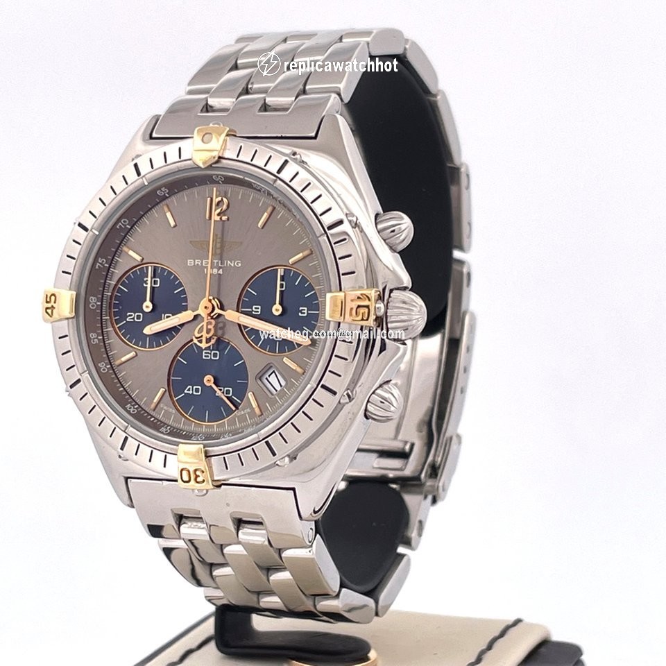 Breitling Mens watch Unisex Automatic Gold Steel B55046 2
