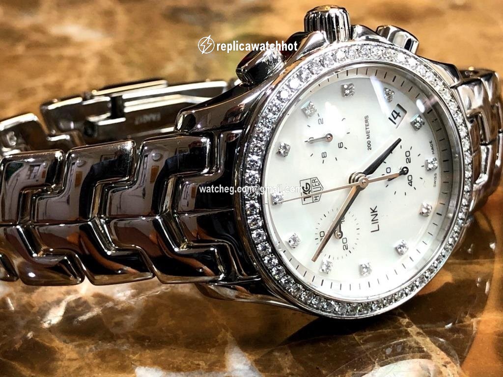 TAG Heuer Link Lady Womens watch Quartz Steel CJF1314.BA0580 2