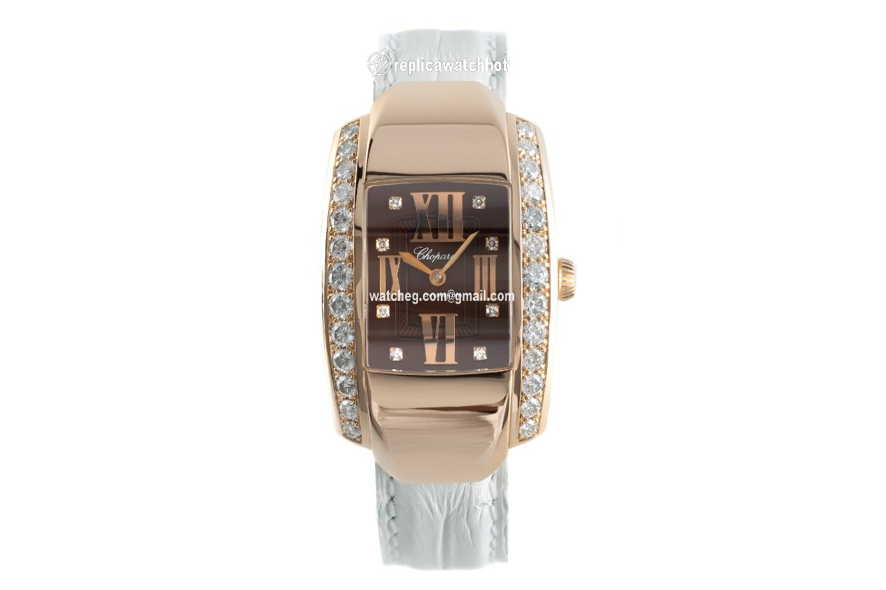 Chopard La Strada Womens watch Quartz Red gold 4585 2