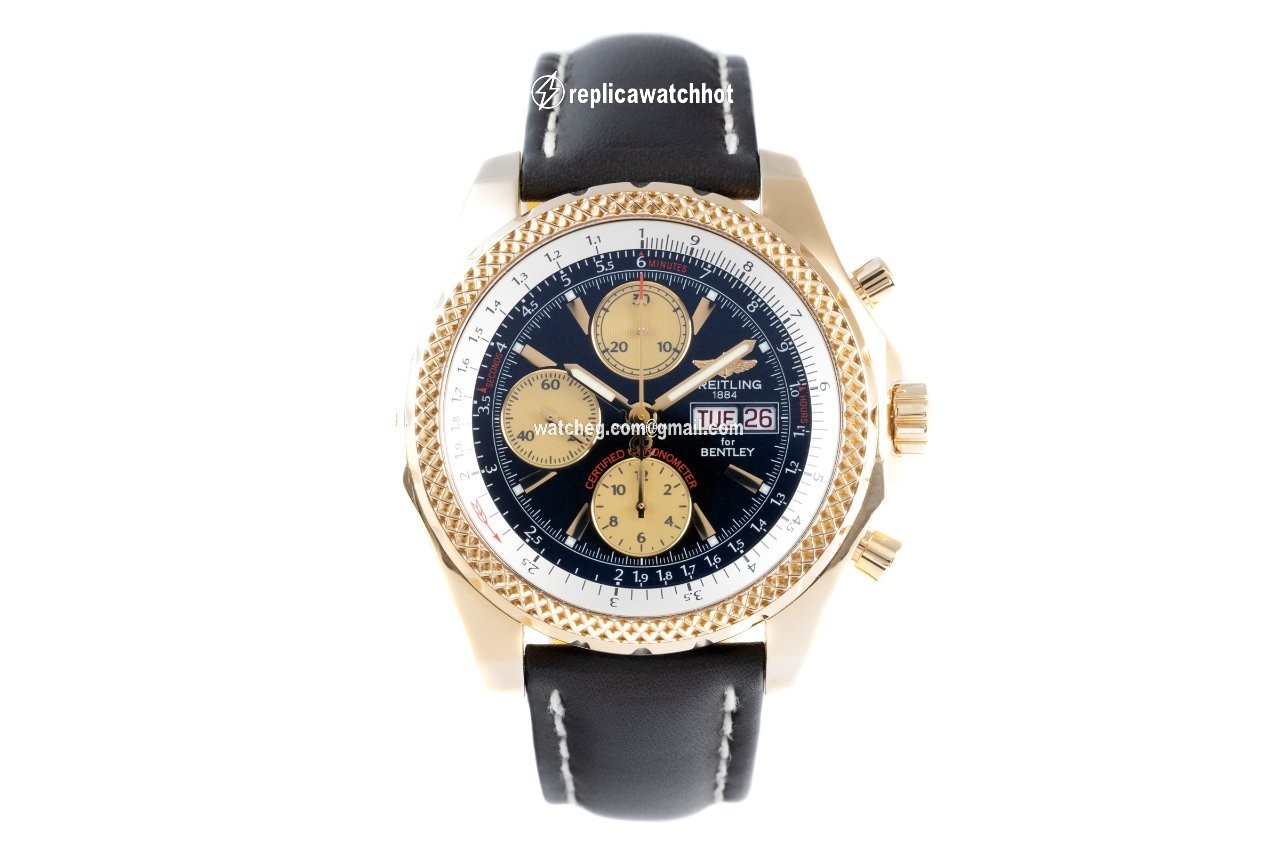 Breitling Bentley GT Mens watch Unisex Automatic Yellow gold K13362 2