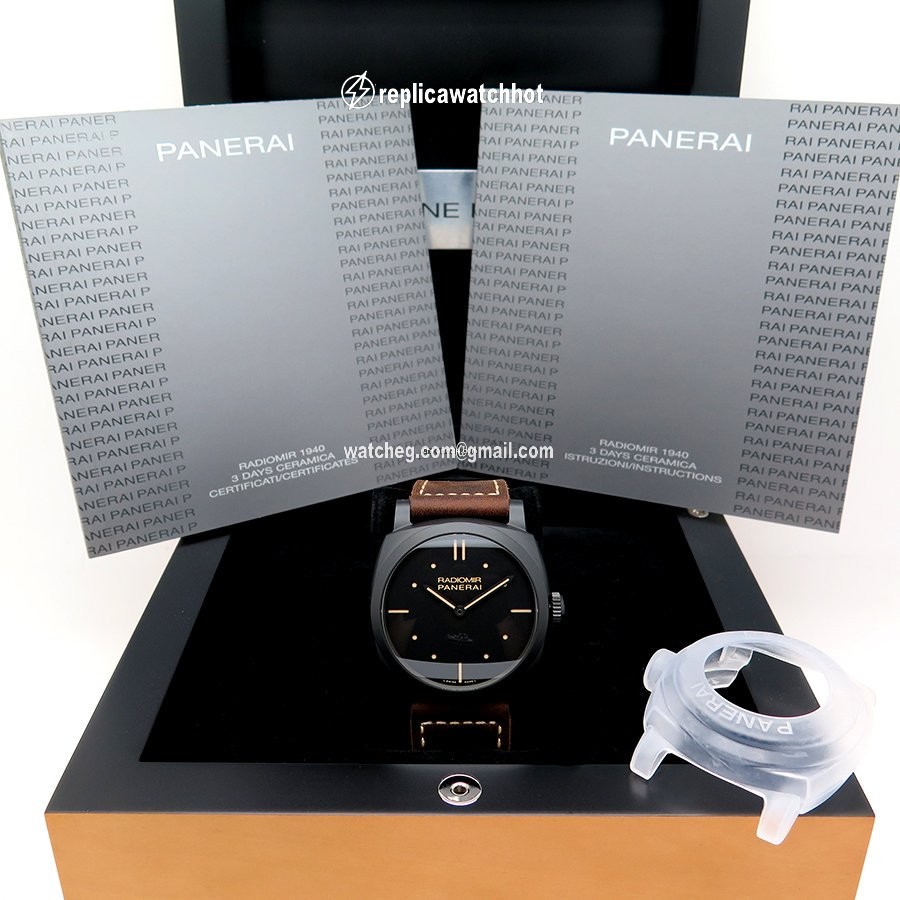 Panerai Radiomir 1940 3 Days Mens watch Unisex Manual winding Ceramic PAM 577 2