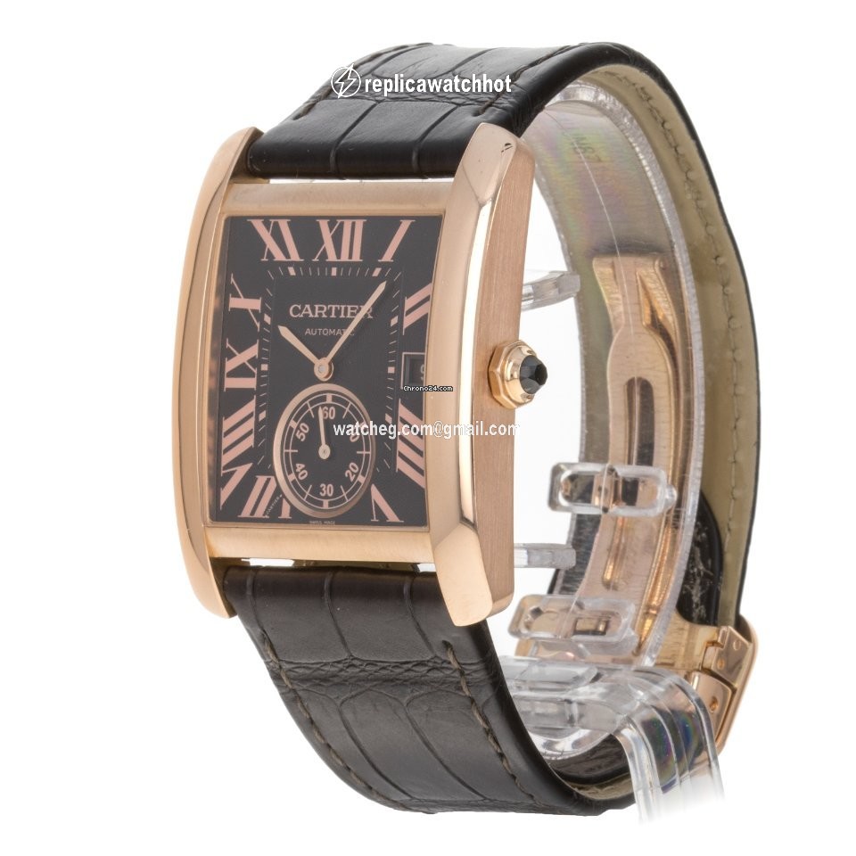Cartier Tank MC Mens watch Unisex Automatic Rose gold W5330002  3590 2