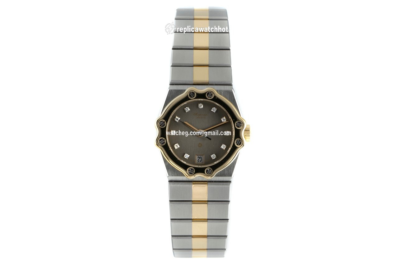 Chopard St. Moritz Womens watch Quartz Gold Steel 25 8024 2