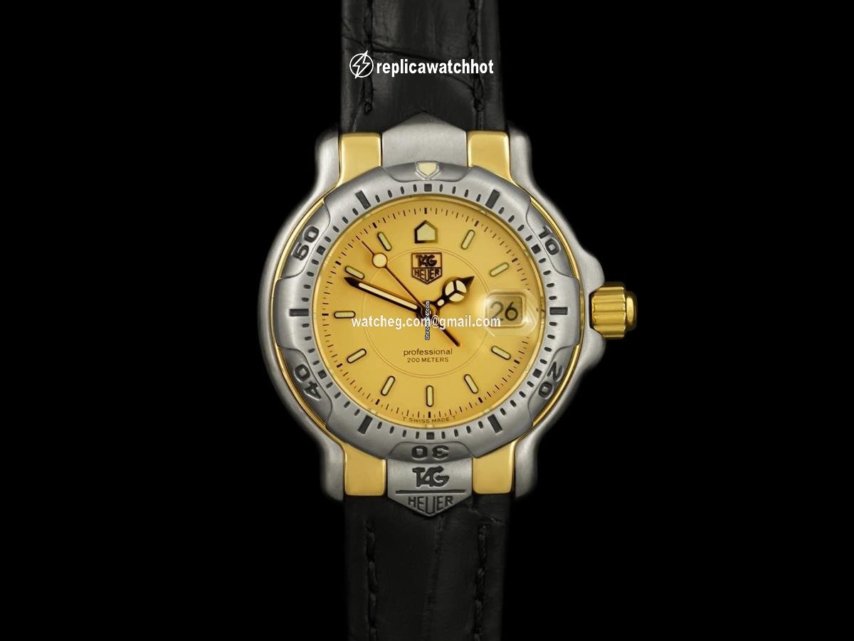 TAG Heuer 6000 Womens watch Quartz Gold Steel 8290 2