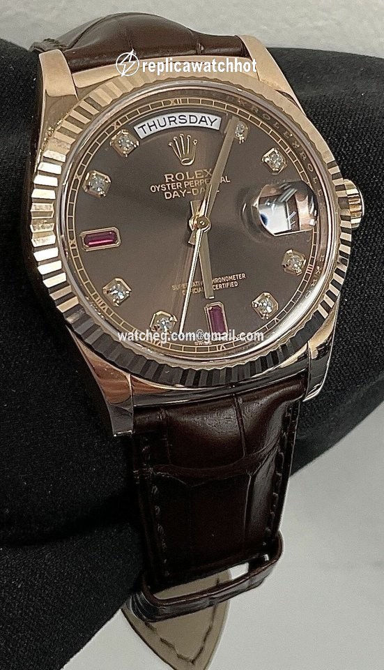 Rolex Day-Date 36 Mens watch Unisex Rose gold Automatic 118135 2
