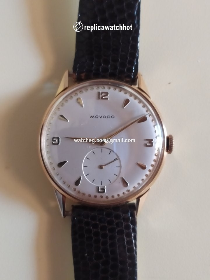 Movado Mens watch Unisex Manual winding Yellow gold 0080976 2