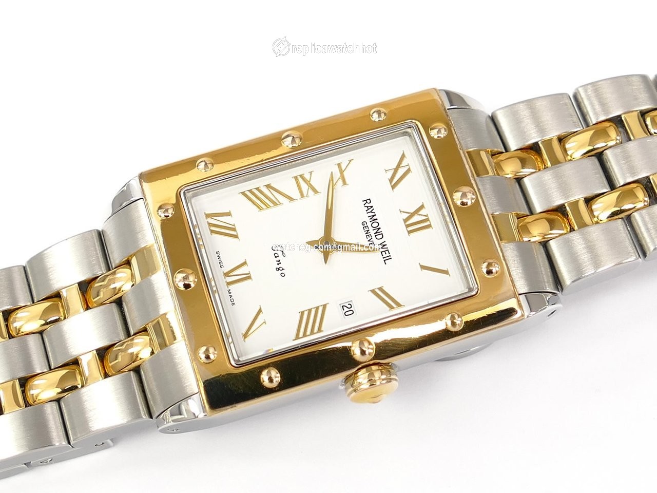 Raymond Weil Tango Mens watch Unisex Quartz Gold Steel 5381-STP-00308 2