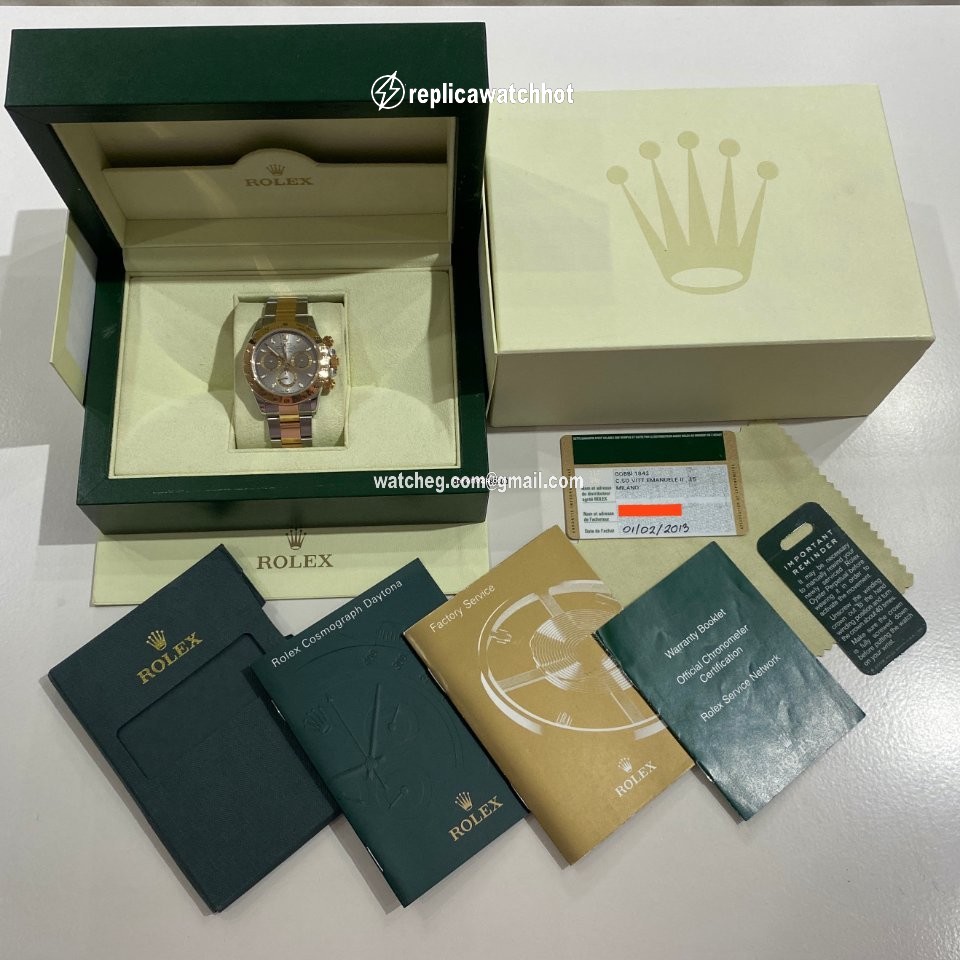 Rolex Daytona Mens watch Unisex Gold Steel Automatic 116523 2