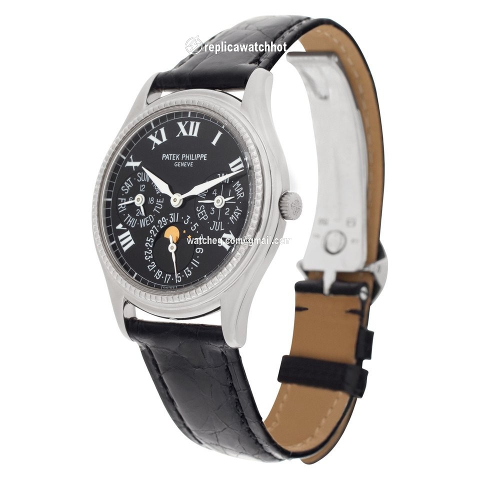 Patek Philippe Perpetual Calendar Mens watch Unisex Automatic White gold 5038 2