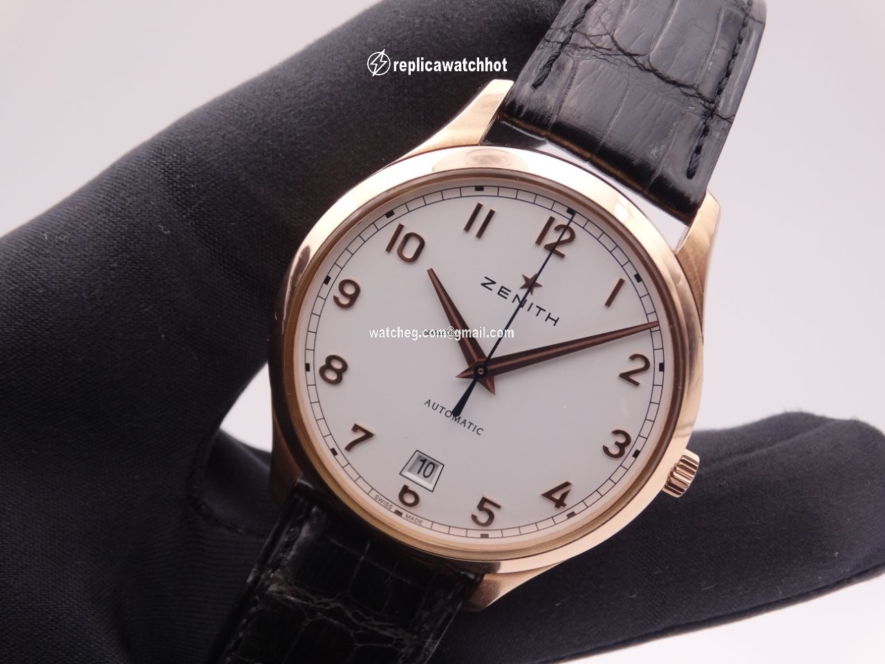 Zenith Captain Central Second Mens watch Unisex Automatic Rose gold 18.2021.670 38.C498 2