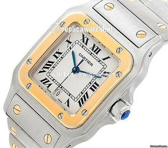 Cartier Santos Galbee Quartz Steel W20011C4 2