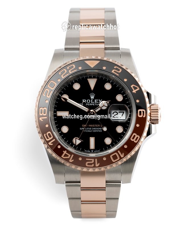Rolex GMT-Master II Gold Steel Automatic 126711CHNR 2
