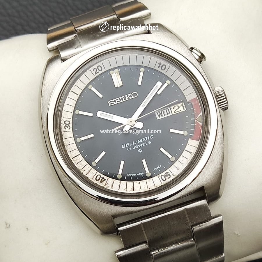 Seiko Mens watch Unisex Automatic Steel 4006-6040 2