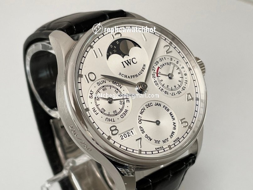 IWC Portuguese Perpetual Calendar Mens watch Unisex Automatic Platinum IW5022-19 2