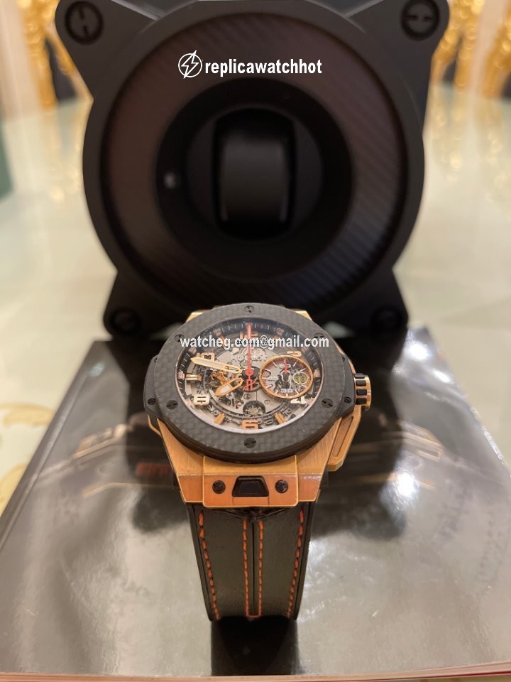 Hublot Big Bang Ferrari Mens watch Unisex Automatic Rose gold 401.OJ.0123.VR 2
