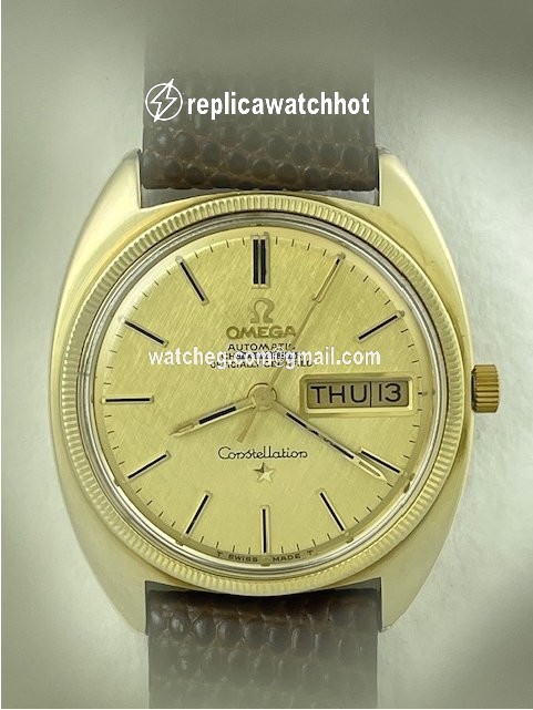 Omega Constellation Day-Date Mens watch Unisex Automatic Gold Steel CD 168-029 2