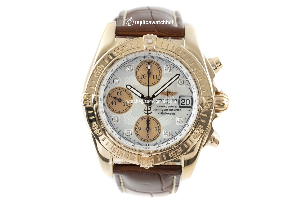 Breitling Chrono Cockpit Mens watch Unisex Automatic Red gold H13358 2