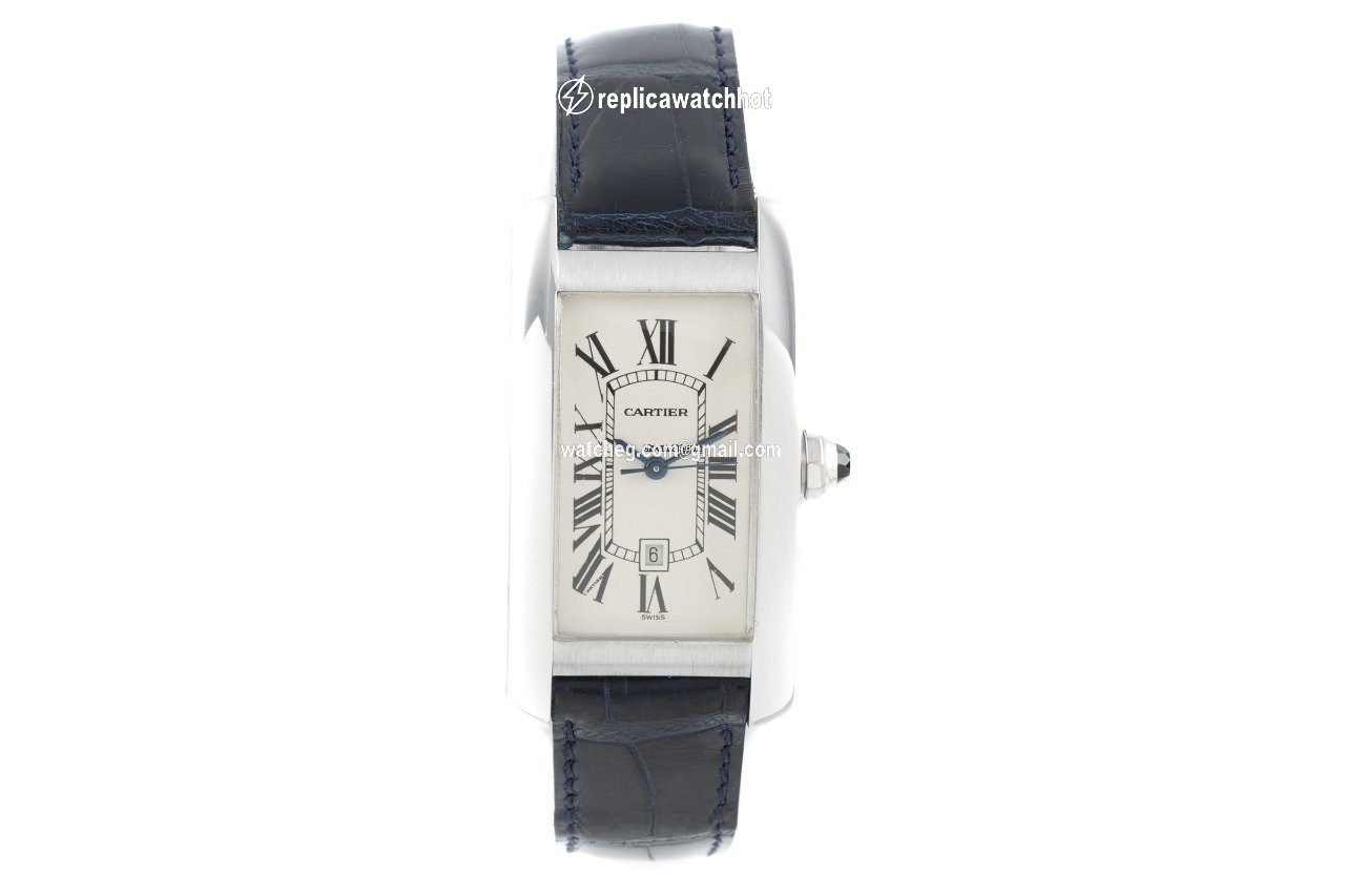 Cartier Tank Americaine Mens watch Unisex Automatic White gold 1726 2