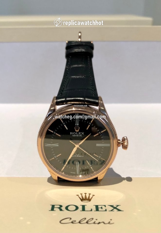 Rolex Cellini Time Mens watch Unisex Rose gold Automatic 50505 2