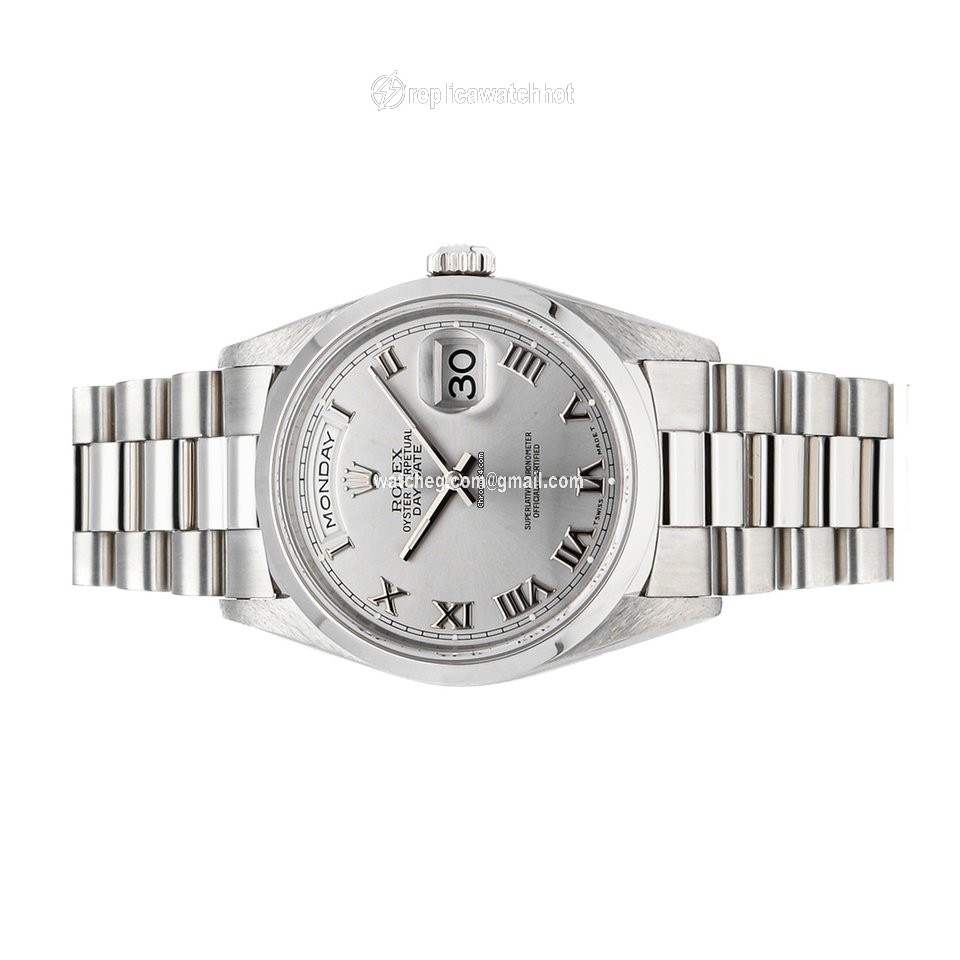 Rolex Day-Date 36 Mens watch Unisex Platinum Automatic 18206 2