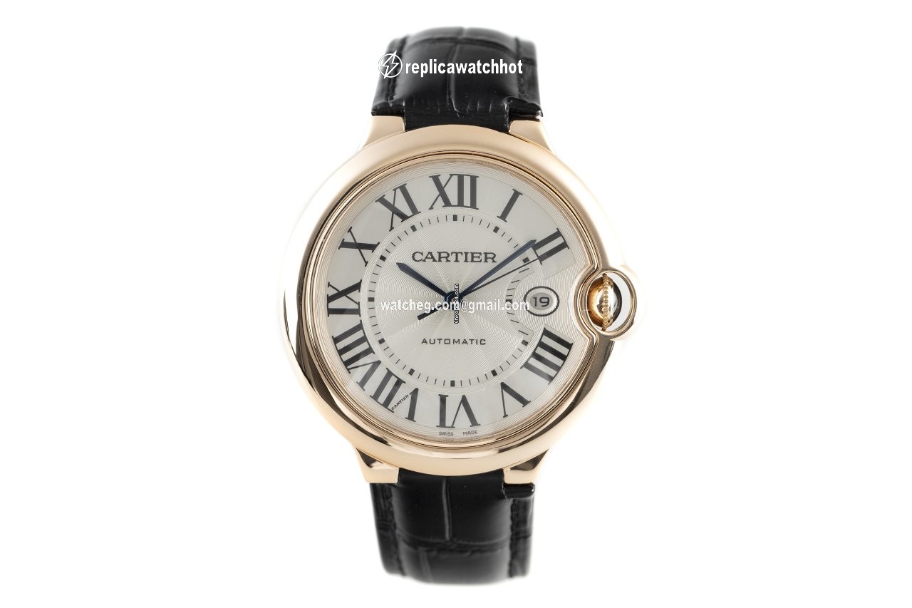 Cartier Ballon Bleu Mens watch Unisex Automatic Red gold 2999 2