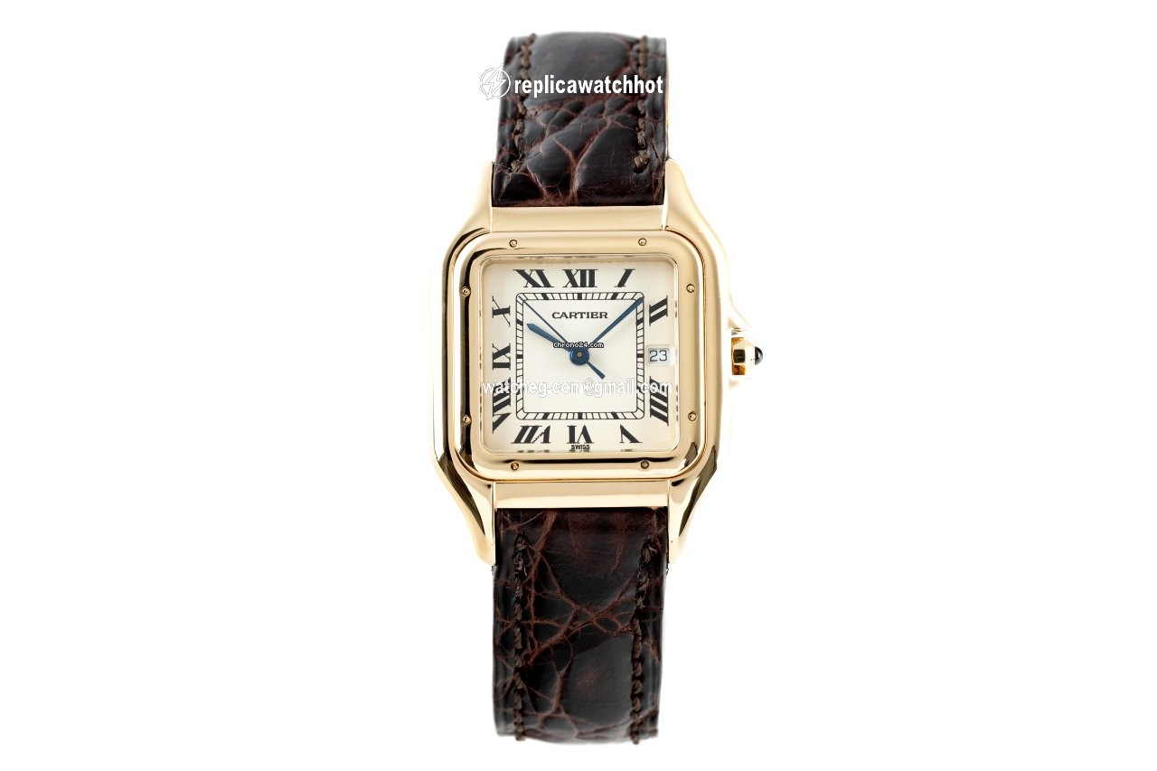 Cartier Panthere Mens watch Unisex Quartz Yellow gold 8839 2