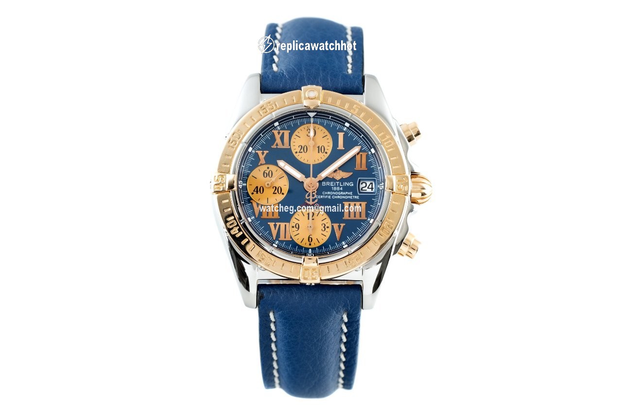 Breitling Chrono Cockpit Mens watch Unisex Automatic Gold Steel C13358 2