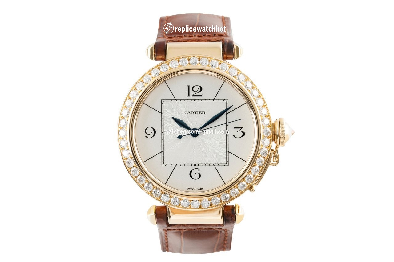 Cartier Pasha Womens watch Automatic Yellow gold WJ120351 2