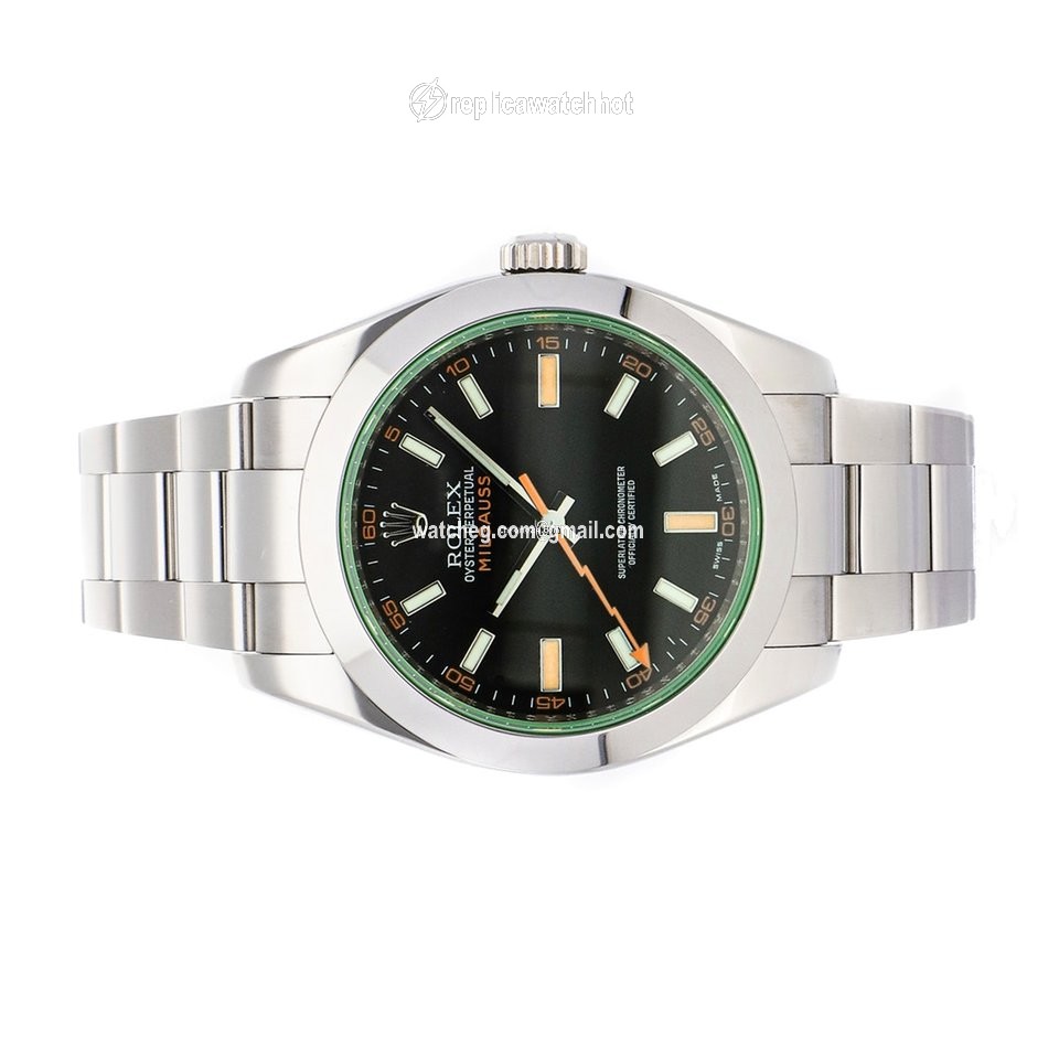 Rolex Milgauss Mens watch Unisex Steel Automatic 116400GV-0001 2