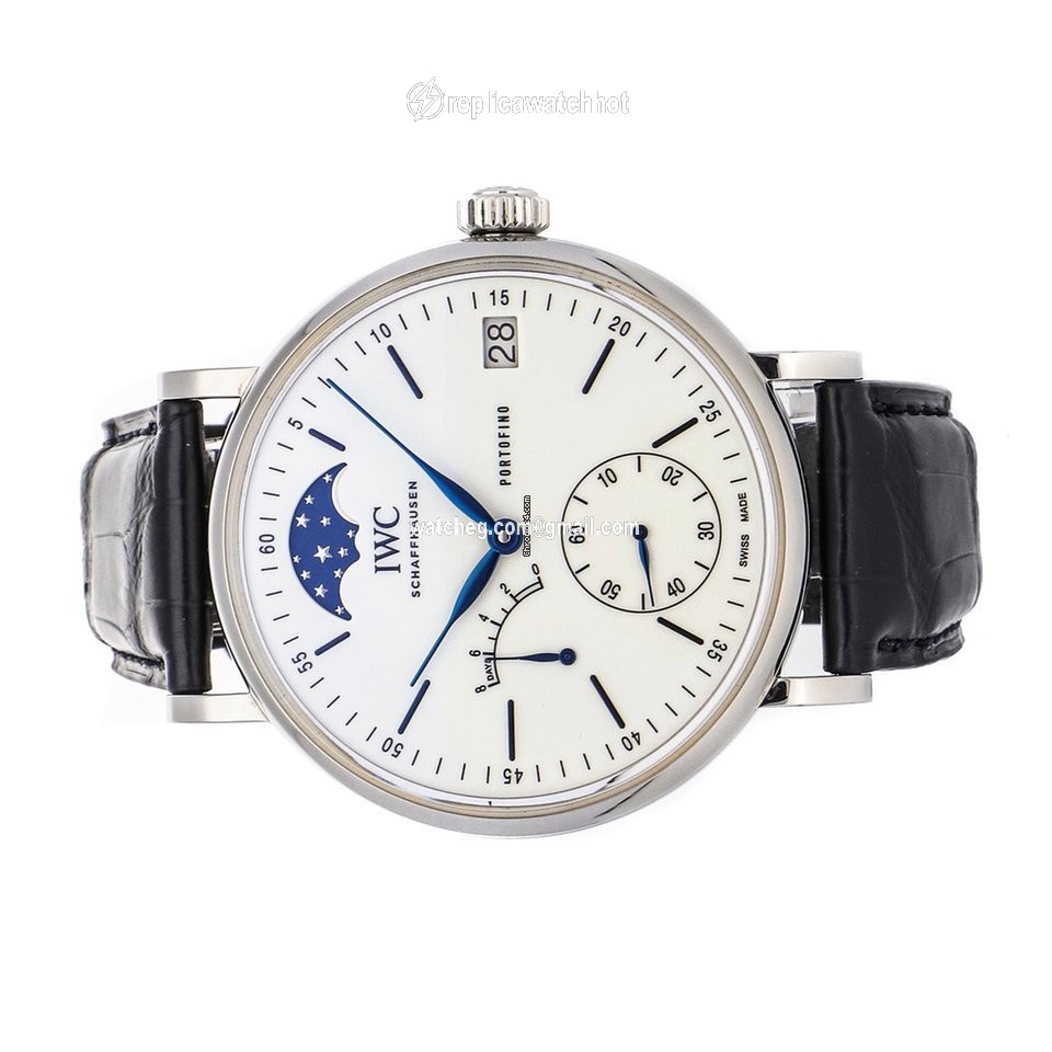 IWC Portofino Hand-Wound Mens watch Unisex Manual winding Steel IW5164-06 2