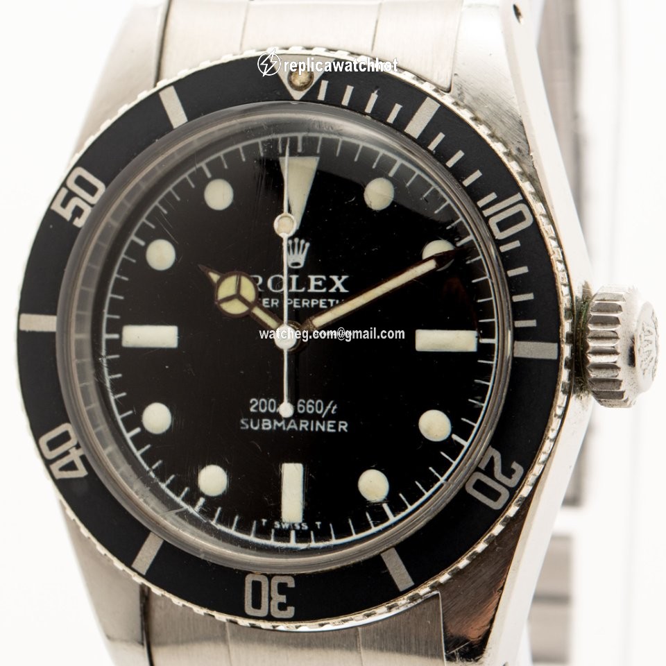 Rolex Submariner (No Date) Mens watch Unisex Steel Automatic 6538 2