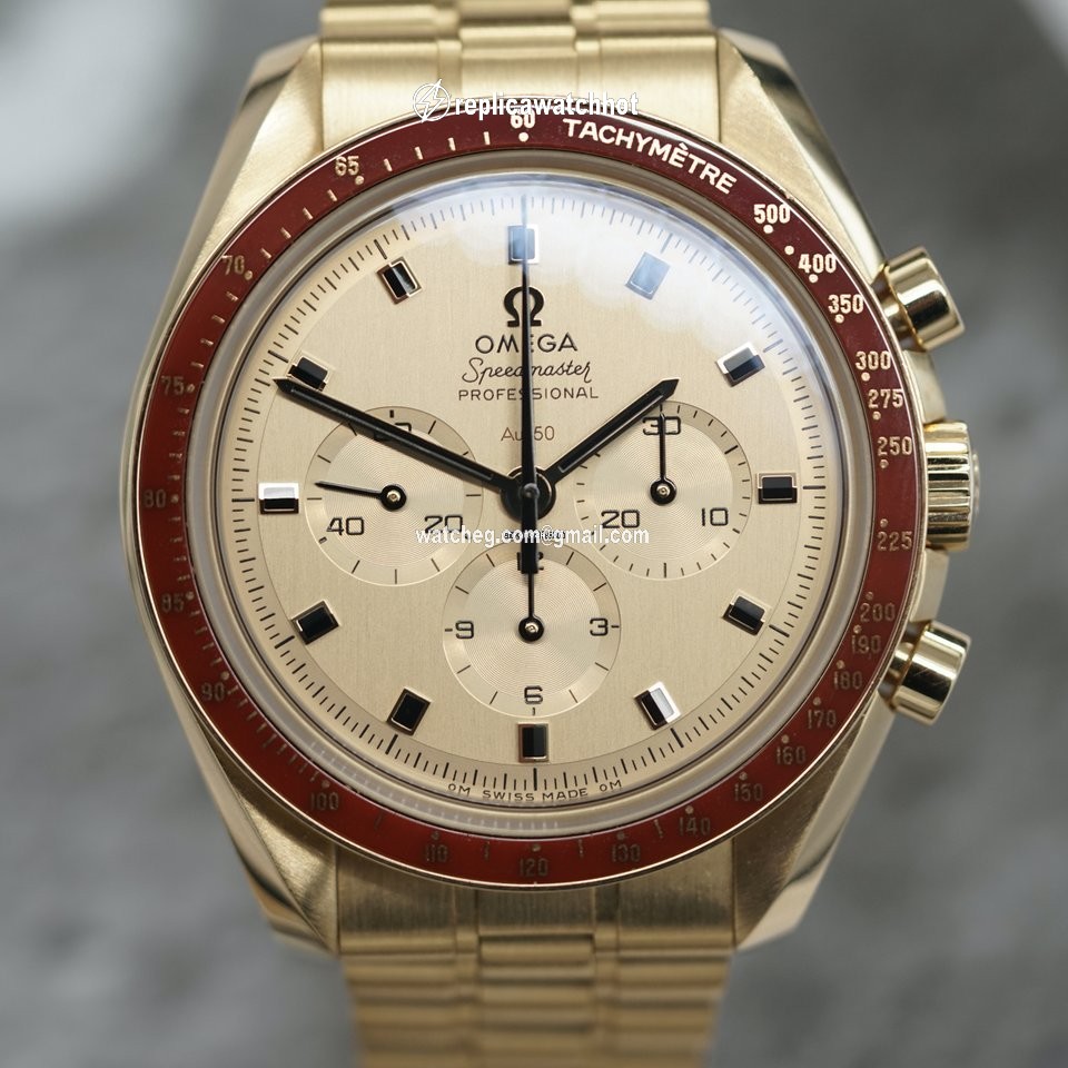 Omega Speedmaster Professional Moonwatch Mens watch Unisex Manual winding Yellow gold 310.60.42.50.99.001 2