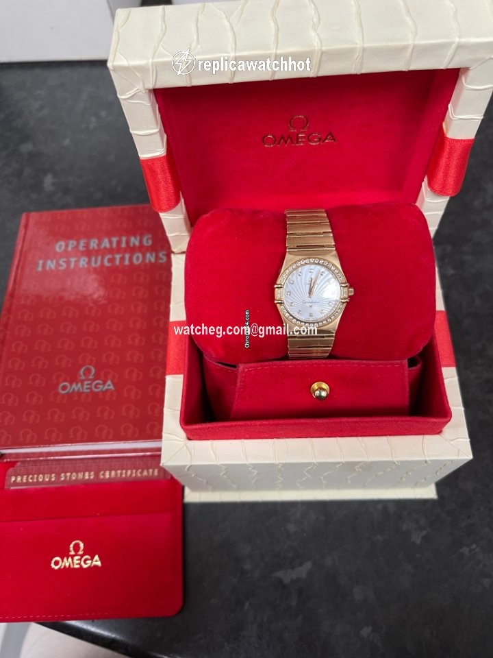 Omega Constellation Womens watch Automatic Rose gold 90590257 2