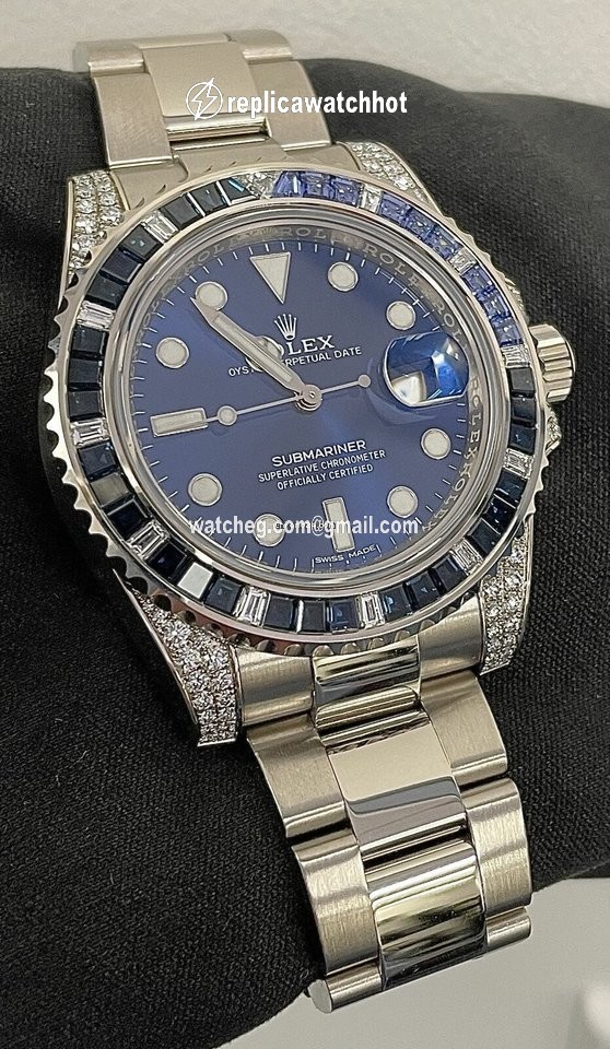 Rolex Submariner Mens watch Unisex White gold Automatic 116659SABR 2