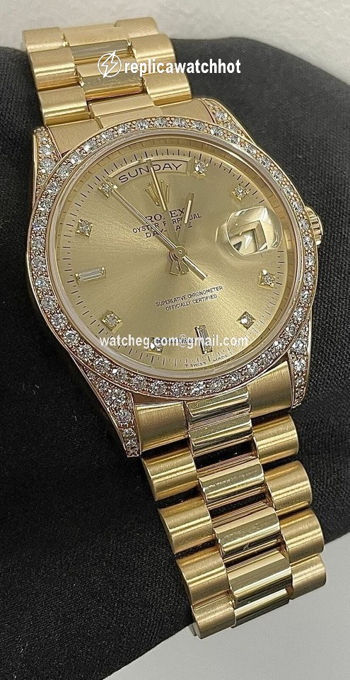Rolex Day-Date 36 Mens watch Unisex Yellow gold Automatic 18388 2