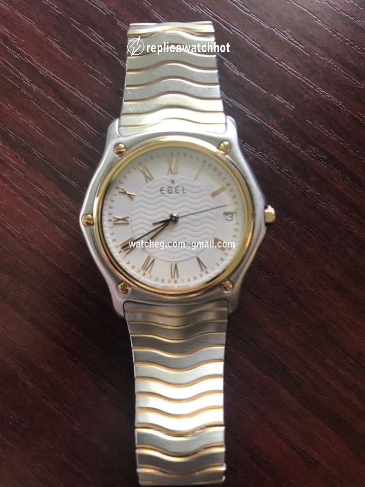 Ebel Sportwave Mens watch Unisex Quartz Gold Steel 1187141 2