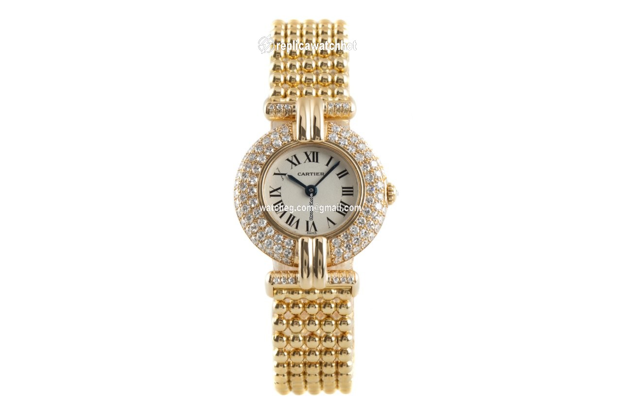 Cartier Womens watch Quartz Yellow gold 8109 2