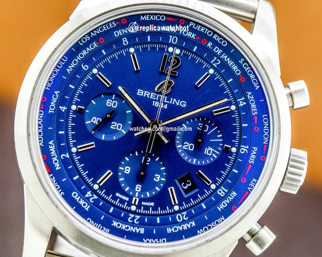 Breitling Transocean Unitime Pilot Mens watch Unisex Automatic Steel AB0510U9 C879 2