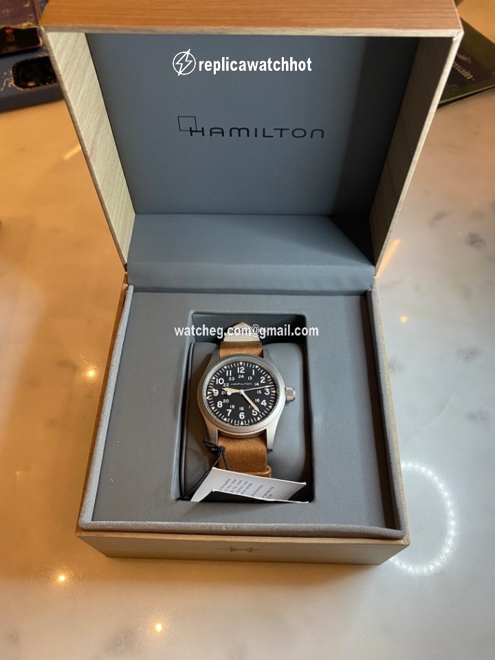 Hamilton Khaki Field Mens watch Unisex Manual winding Steel H69429931 2