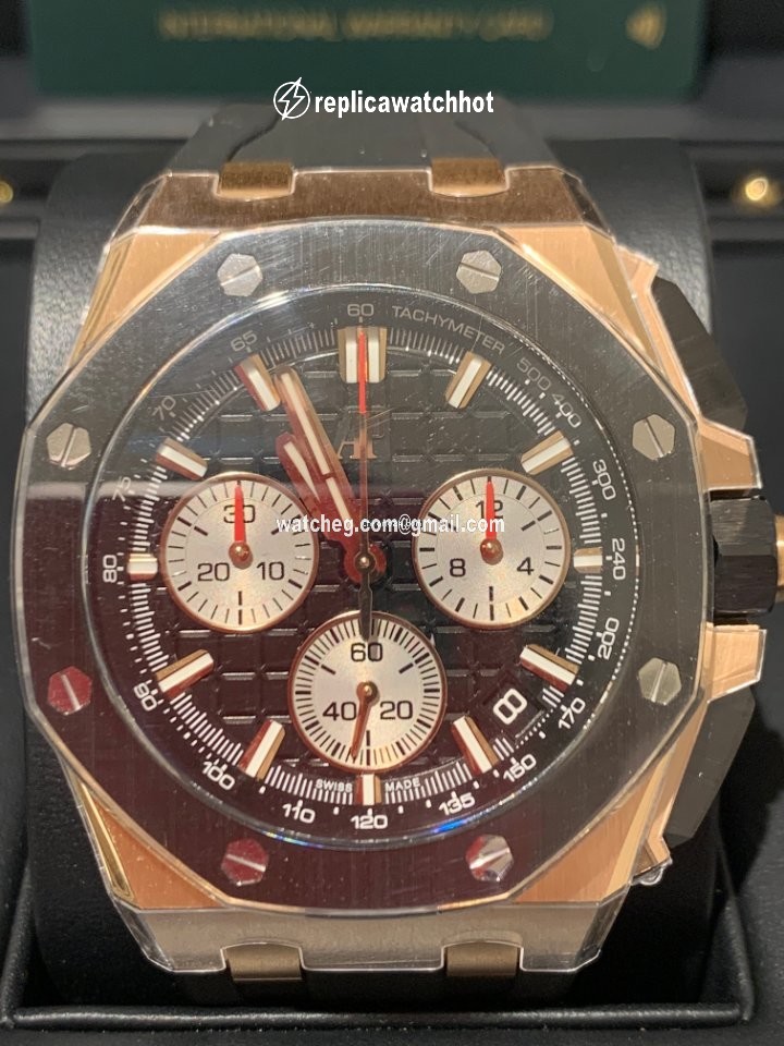 Audemars Piguet Royal Oak Offshore Chronograph Mens watch Unisex Automatic Rose gold 26420RO.OO.A002CA.01 2