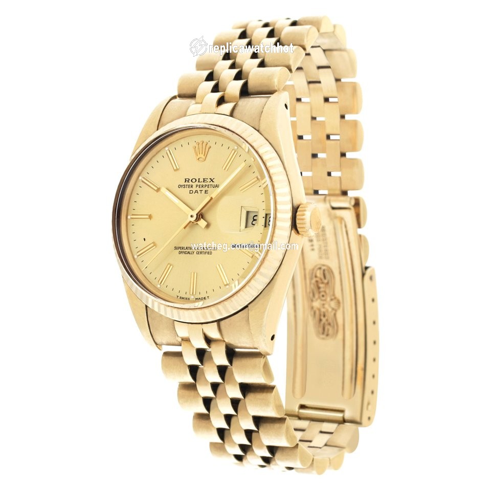 Rolex Oyster Perpetual Date Mens watch Unisex Automatic 15037 2