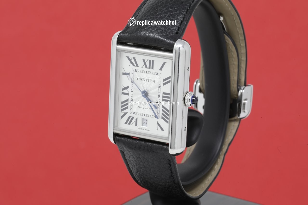 Cartier Tank Mens watch Unisex Automatic Steel WSTA0040 2