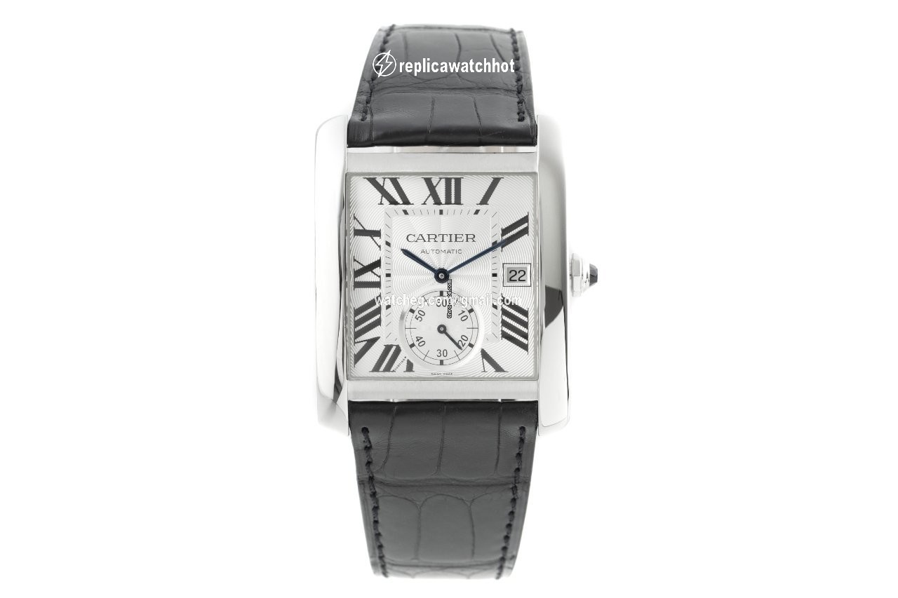 Cartier Tank MC Mens watch Unisex Automatic Steel 3589 2