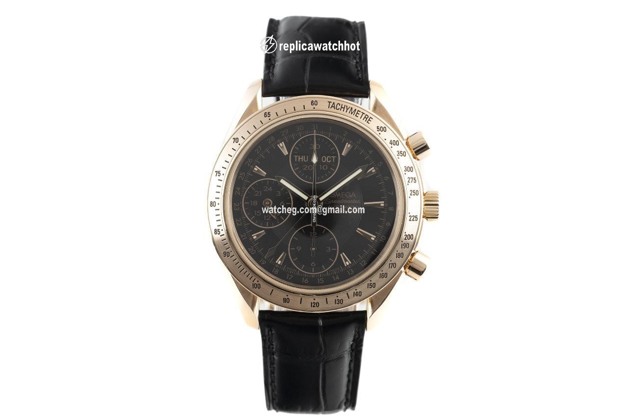 Omega Speedmaster Day Date Mens watch Unisex Automatic Red gold 323.53.40.44.01.001 2