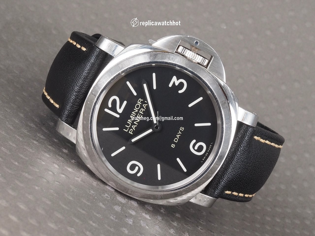 Panerai Luminor Base 8 Days Mens watch Unisex Manual winding Steel PAM 00560 2