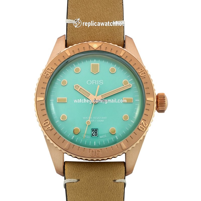 Oris Divers Mens watch Unisex Automatic Bronze 01 733 7771 3157-07 5 19 04BR 2
