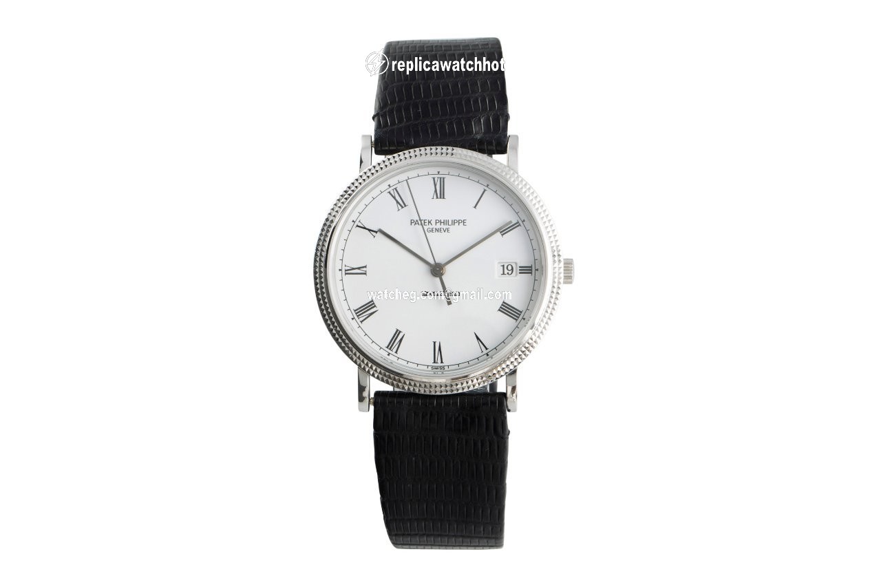 Patek Philippe Calatrava Mens watch Unisex Quartz White gold 3944 2